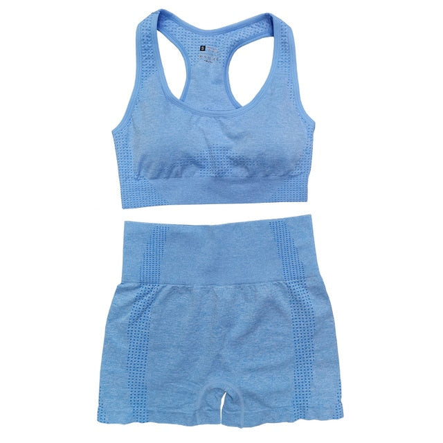 Women Vital Yoga Set Workout Shirts Sport - keikeishopping