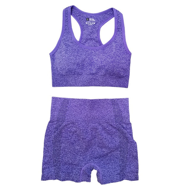 Women Vital Yoga Set Workout Shirts Sport - keikeishopping