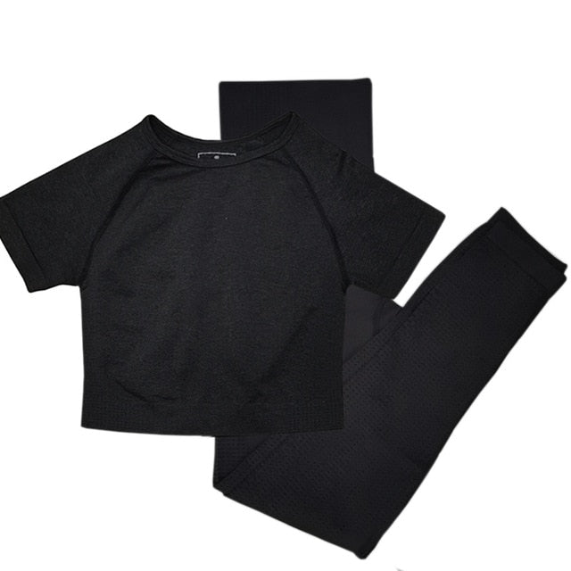 Women Vital Yoga Set Workout Shirts Sport - keikeishopping