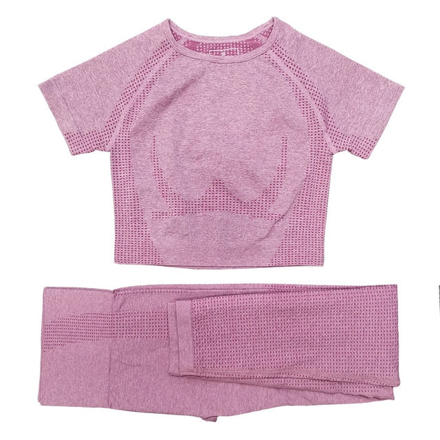 Women Vital Yoga Set Workout Shirts Sport - keikeishopping