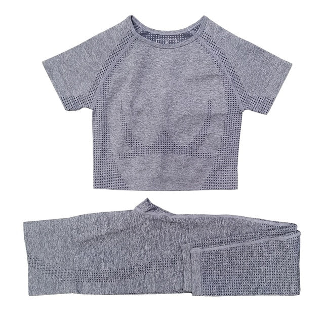 Women Vital Yoga Set Workout Shirts Sport - keikeishopping