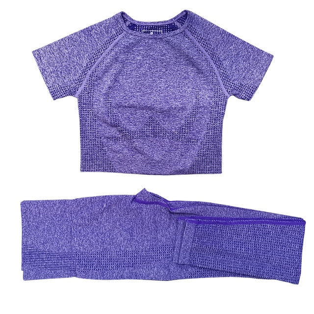 Women Vital Yoga Set Workout Shirts Sport - keikeishopping