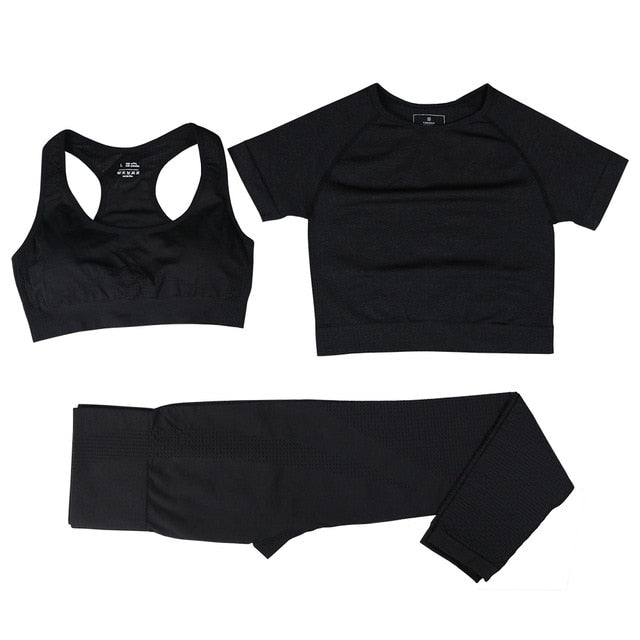 Women Vital Yoga Set Workout Shirts Sport - keikeishopping