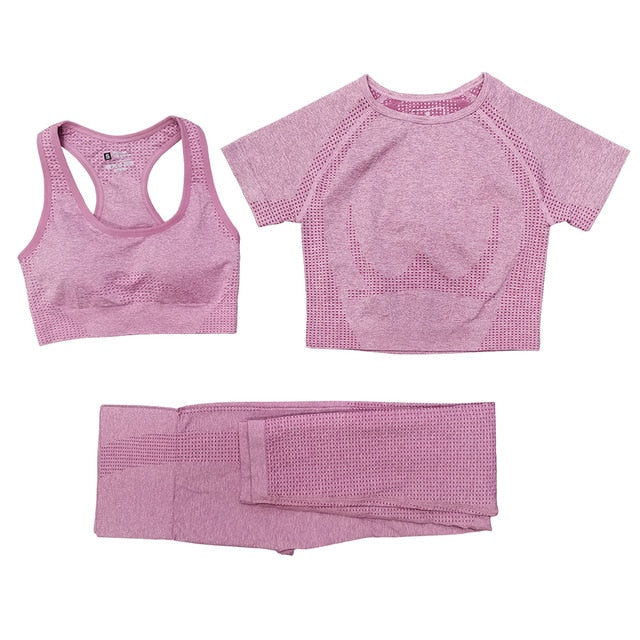 Women Vital Yoga Set Workout Shirts Sport - keikeishopping