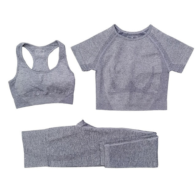 Women Vital Yoga Set Workout Shirts Sport - keikeishopping