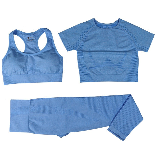 Women Vital Yoga Set Workout Shirts Sport - keikeishopping