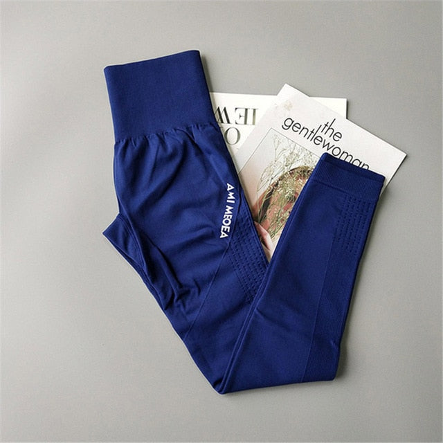 Women's Sports Pants Seamless Leggings Women Fitness Tummy Control Pants Sports Leggings Gym High Waist Skinny Leggings - keikeishopping