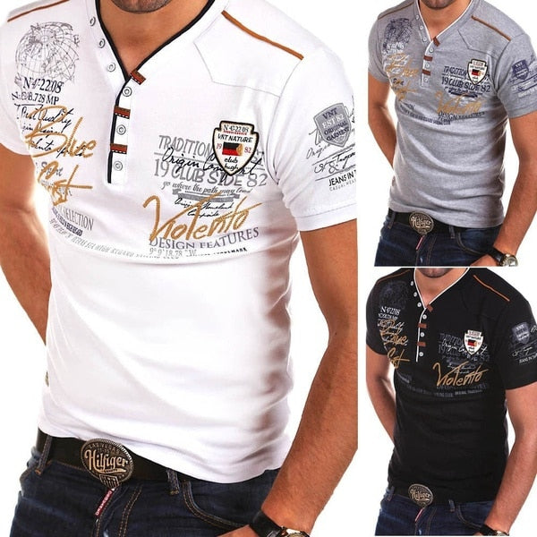 ZOGAA 2019 Summer Men T Shirt Cotton Short Sleeve T-shirt Mens Brand Casual Breathable Personality Tops Plus Size Men T Shirts - keikeishopping