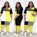 Women Two Piece Sets Long Tops Skinny - keikeishopping