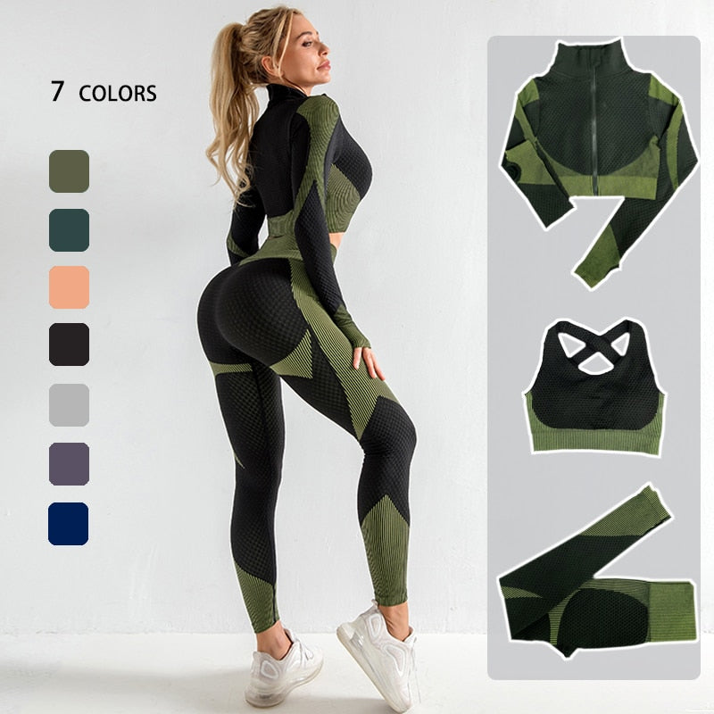 Women Yoga Sets Female Sport Gym suits - keikeishopping