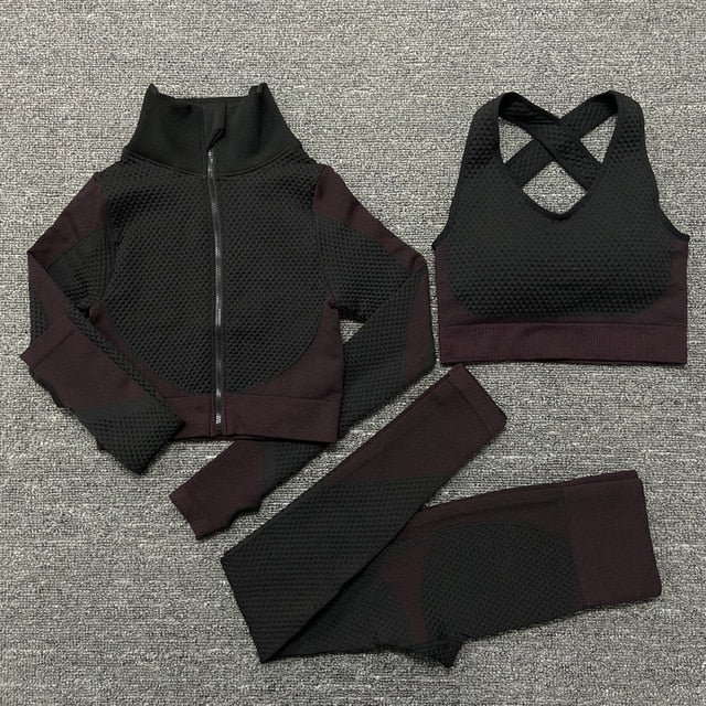 Women Yoga Sets Female Sport Gym suits - keikeishopping