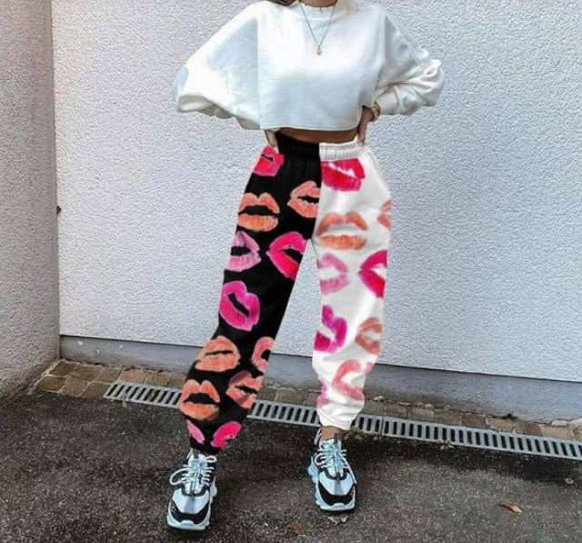 Women Fashion High Waist Wide Leg - keikeishopping
