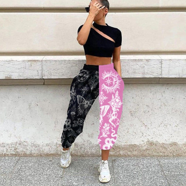 Women Fashion High Waist Wide Leg - keikeishopping