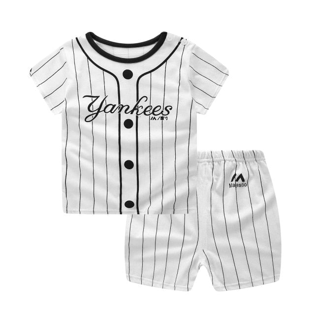 Unni-yun Casual Baby Kids Sport Clothing Plaid Lion Clothes Sets for Boys Costumes 100% Cotton Baby Clothes 6M -4 Years Old - keikeishopping