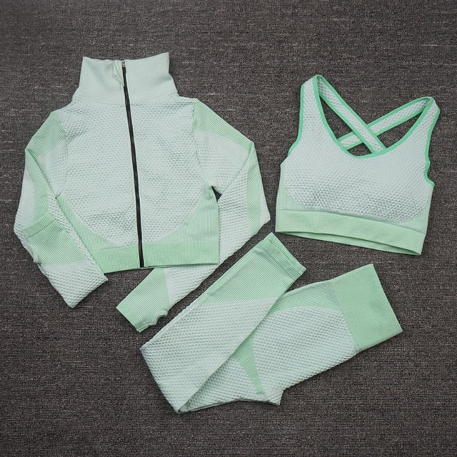 Women Yoga Sets Female Sport Gym suits - keikeishopping