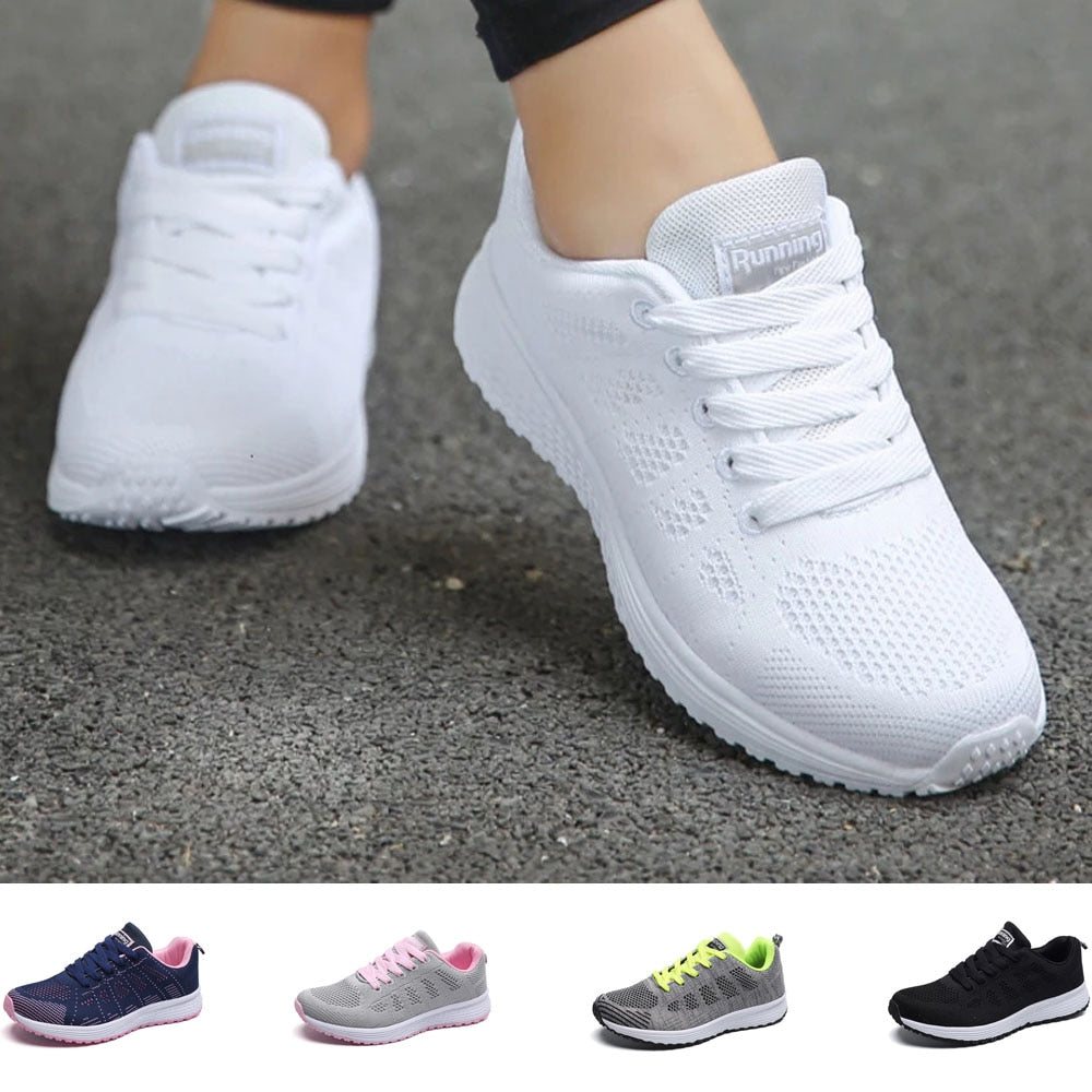 Women Breathable Sneakers Tennis Shoes - keikeishopping