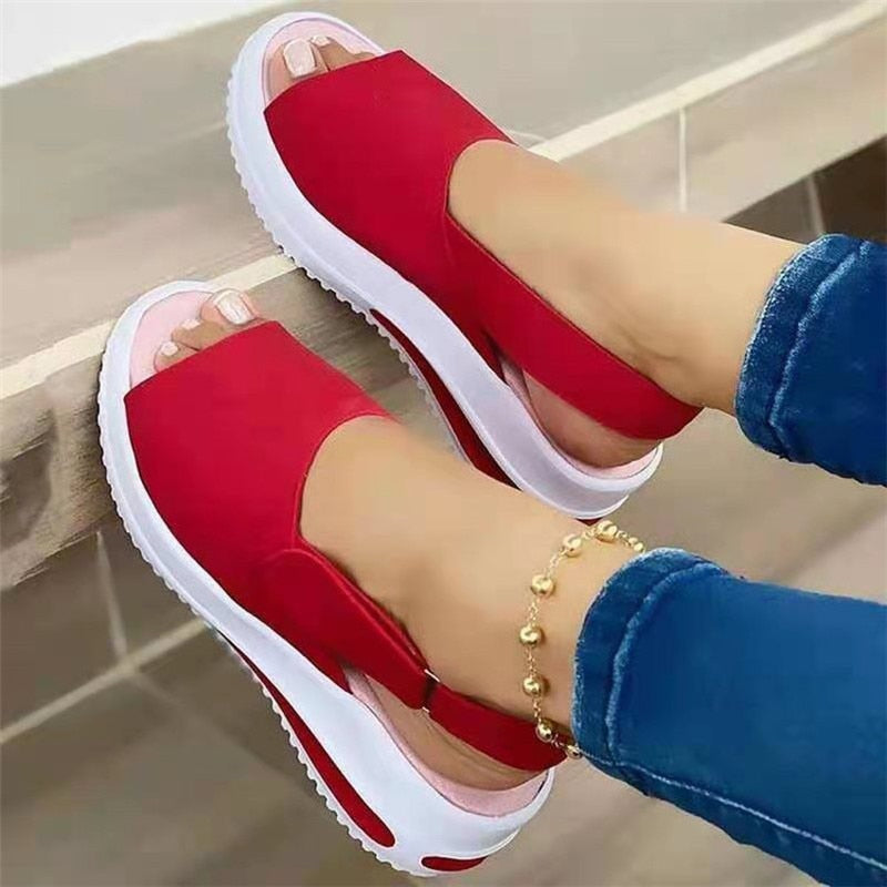 Women Sandals Soft Stitching Comfortable - keikeishopping