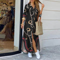 Women Long Sleeve Shirt Party Dresses - keikeishopping