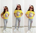 Rapapa Female Child The Tights Suit yellow 419- - keikeishopping