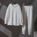 Women's Tracksuit Fleece Hooded Two Piece Set Oversized Hoodies Jogger Pants Sets Female 2021 Autumn Casual Lady Sportswear Suit